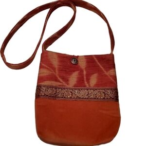 Vintage crossbody purse retro boho floral bohemian Bag Tapestry Velour